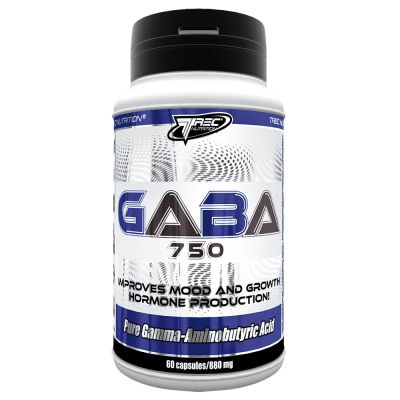Лот: 3186509. Фото: 1. GABA 60 капсул. Trec Nutrition... Спортивное питание, витамины