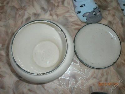 Лот: 3003902. Фото: 1. чугунный горшочек. Сковороды и сотейники