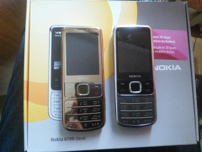 Лот: 3834090. Фото: 1. Две Nokia 6700 одним лотом. Кнопочные мобильные телефоны