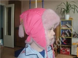 Лот: 3425238. Фото: 1. Теплая шапка на 3-5 лет. Состояние... Головные уборы