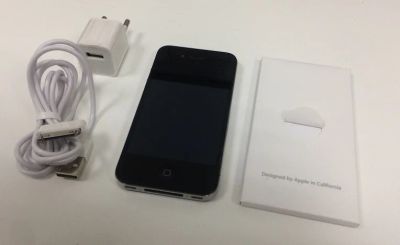 Лот: 9549642. Фото: 1. iPhone 4 16Gb черный. Смартфоны
