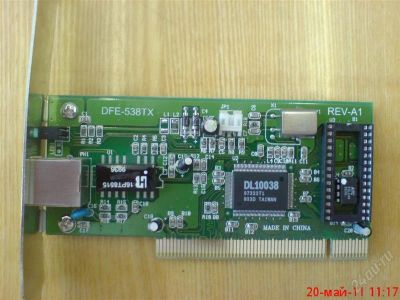 Лот: 977304. Фото: 1. Сетевая карта D-Link DFE-538TX... Платы расширения, контроллеры, доп. порты