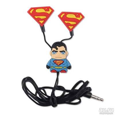 Лот: 8093795. Фото: 1. Наушники капельки Superman K-08. Красноярск