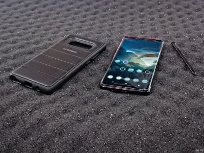 Лот: 13711344. Фото: 1. Samsung Galaxy Note 8 на гарантии... Смартфоны