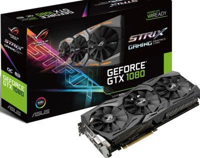 Лот: 18629431. Фото: 1. Видеокарта Asus GeForce GTX 1080... Видеокарты