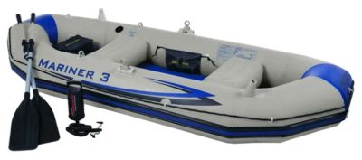 Лот: 22374825. Фото: 1. Лодка Intex Mariner 3 Set 68373. Другое (водный спорт)