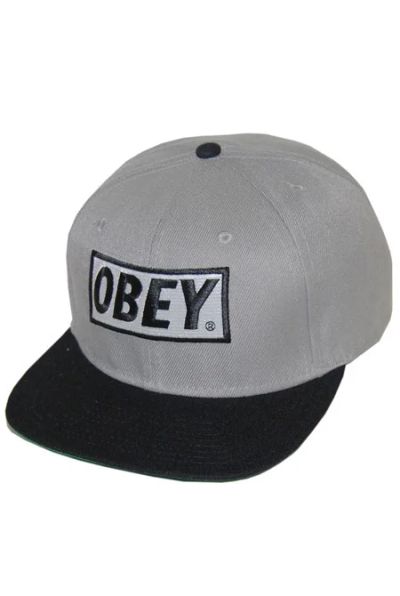 Лот: 5301456. Фото: 1. Кепка с прямым козырьком Obey... Головные уборы