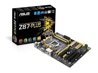 Лот: 11784081. Фото: 1. Материнская плата Asus Z87-PLUS. Материнские платы