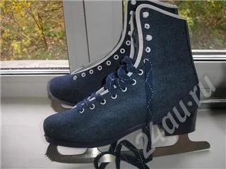 Лот: 547297. Фото: 1. фигурные коньки " СК Jeans blue... Коньки