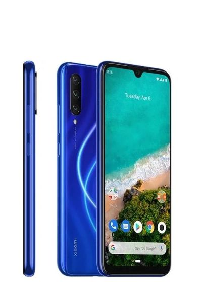 Лот: 15593218. Фото: 1. Новый Xiaomi Mi A3 128GB Синий... Смартфоны