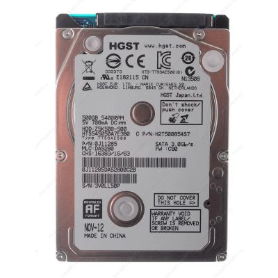Лот: 5171597. Фото: 1. HDD Hitachi HTS545050 2.5" 500... Жёсткие диски (HDD)