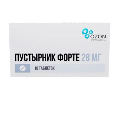 Лот: 23991375. Фото: 1. Пустырник форте таб. 28мг №10. Лекарства