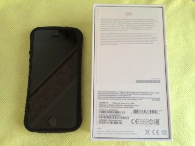 Лот: 4914453. Фото: 1. IPhone 5S 16Gb, Черный, РСТ. Модель... Смартфоны