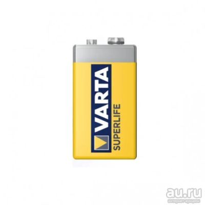 Лот: 18498399. Фото: 1. Батарейка Varta 6F22 Superlife... Батарейки, аккумуляторы, элементы питания