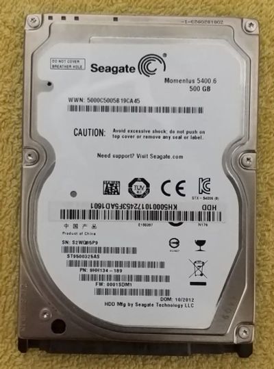 Лот: 24905147. Фото: 1. Винчестер 500 Гб на запчасти. Жёсткие диски (HDD)