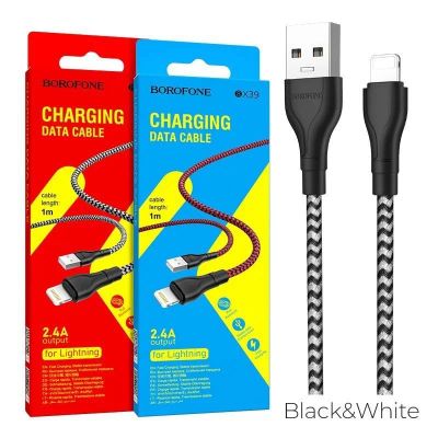 Лот: 22150295. Фото: 1. Кабель BOROFONE Lighting BX-39... Дата-кабели, переходники