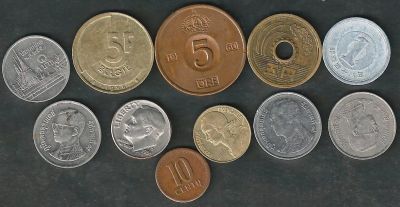 Лот: 7364213. Фото: 1. лот № 1 11 монет. Наборы монет