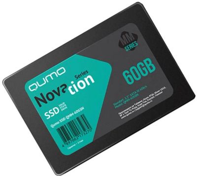 Лот: 15932982. Фото: 1. SSD Qumo Novation 60Gb. SSD-накопители