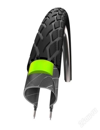 Лот: 2660600. Фото: 1. Tour-покрышка Schwalbe Marathon... Запчасти