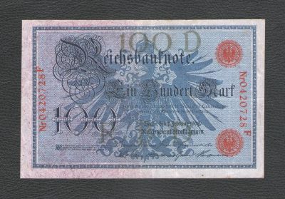Лот: 17323535. Фото: 1. 100 марок 1908 года. Германия... Германия и Австрия