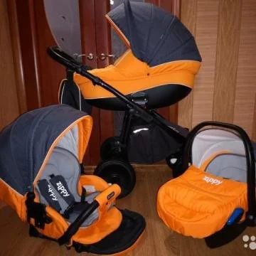 Лот: 12957651. Фото: 1. Коляска 3 в 1 Zippy Orbit. Состояние... Коляски