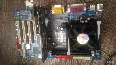 Лот: 9024553. Фото: 1. Материнская плата P4845PEB + Celeron... Материнские платы