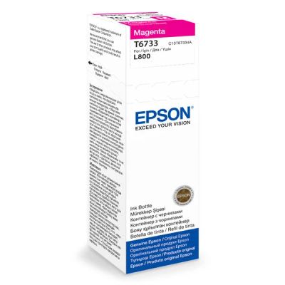 Лот: 15750724. Фото: 1. Чернила Epson T6733 для L800 70ml... Картриджи, расходные материалы