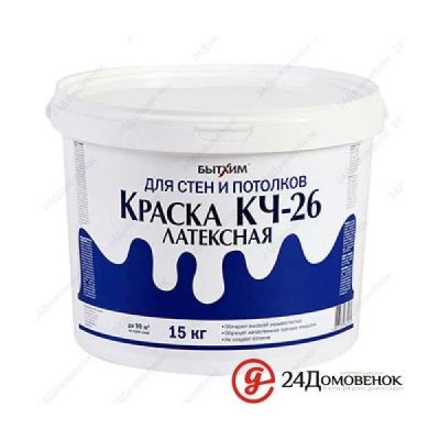 Лот: 12538655. Фото: 1. Краска Бытхим ВД-КЧ-26 8,0кг. Другое (для дачи, дома, огорода, бани, парка)
