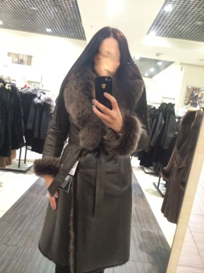 Лот: 4872376. Фото: 1. Женская дубленка из тосканского... Верхняя одежда