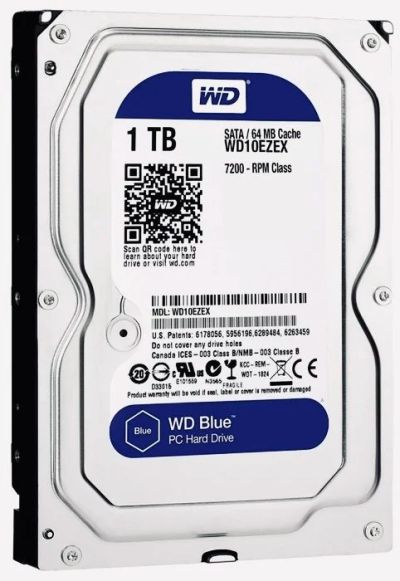 Лот: 17631605. Фото: 1. Жесткий диск WD Blue 1Tb. Жёсткие диски (HDD)