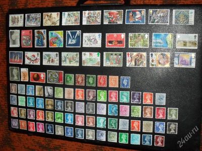 Лот: 993014. Фото: 1. 100 разных марки Англии. "Рождество... Марки