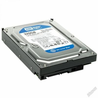 Лот: 5611361. Фото: 1. Жесткий диск 320 Gb SATA-II Western... Жёсткие диски (HDD)