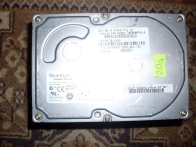 Лот: 4090961. Фото: 1. Нерабочий IDE винчестер 20ГБ. Жёсткие диски (HDD)