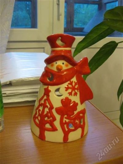 Лот: 2873403. Фото: 1. подсвечник снеговичок. Другое (коллекционирование, моделизм)
