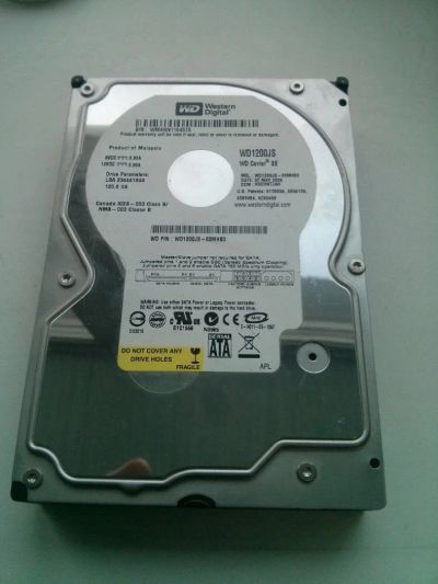 Лот: 10959297. Фото: 1. Жесткий диск HDD 120Gb 3.5" SATA2... Жёсткие диски (HDD)
