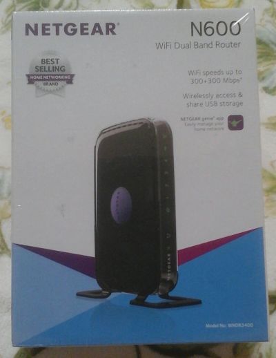 Лот: 12528543. Фото: 1. WiFi-роутер Netgear N600 (Модель... Маршрутизаторы (роутеры)