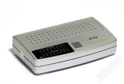 Лот: 435779. Фото: 1. Коммутатор Acorp HU8DP. Маршрутизаторы (роутеры)
