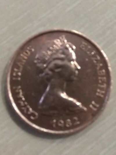 Лот: 19276544. Фото: 1. Каймановы острова 1 цент 1982г... Америка