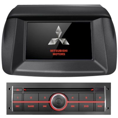 Лот: 4317609. Фото: 1. Штатное головное устройство Mitsubishi... Автомагнитолы