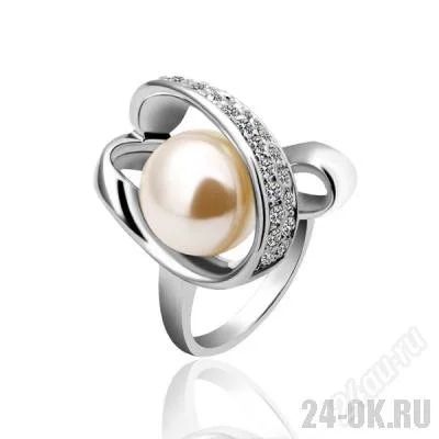 Лот: 2390521. Фото: 1. кольцо с камнями сваровски. Кольца, перстни