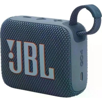 Лот: 25051599. Фото: 1. Портативная колонка JBL GO 4 Blue. Портативные, беспроводные колонки