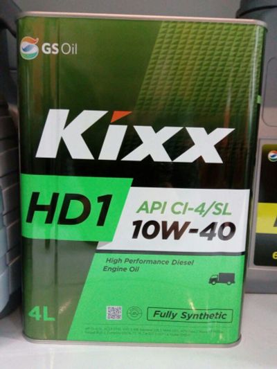 Лот: 10237376. Фото: 1. Kixx HD1 CI-4 10W-40 (D1) 4л. Масла, жидкости