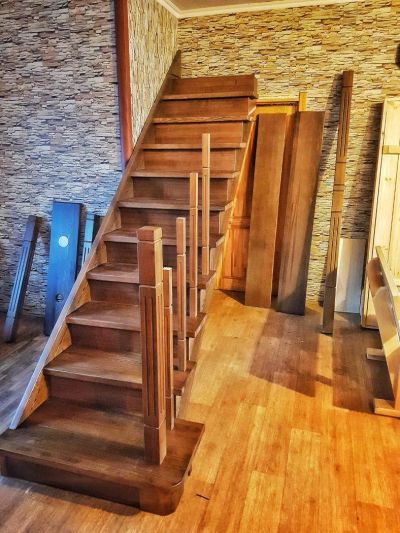 Лот: 10886488. Фото: 1. Лестница / деревянная лестница... Лестницы, перила, балясины