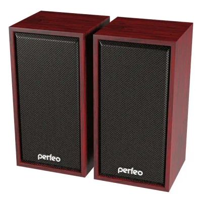 Лот: 24512426. Фото: 1. Колонки Perfeo Cabinet, махагон... Акустические системы
