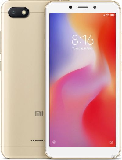 Лот: 12791252. Фото: 1. Xiaomi Redmi 6A 32Gb Золотой Global... Смартфоны