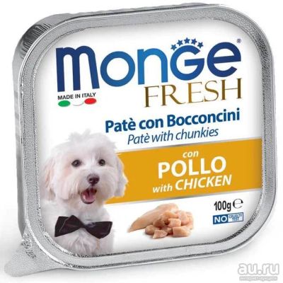 Лот: 16082857. Фото: 1. Monge Dog Fresh (Монж) консервы... Корма