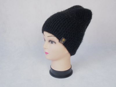 Лот: 15876263. Фото: 1. Шапка на флисе. Черная. 50% шерсть... Головные уборы