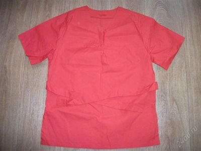 Лот: 1435401. Фото: 1. рубашка поварская красная с поясом. Униформа