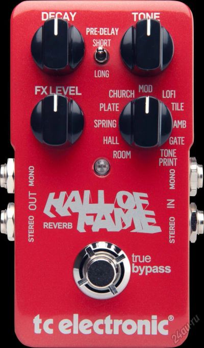 Лот: 5870492. Фото: 1. tc electronic Hall of Fame reverb. Гитарные эффекты и комбоусилители