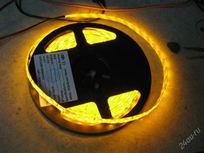 Лот: 2652962. Фото: 1. LED лента герметичная Yellow(желтая... Рекламные материалы и оборудование